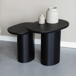 Bijzettafel Arick Mangohout, Set van 2 stuks