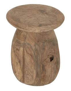 Bijzettafel Bromo Teakhout, Ø35cm