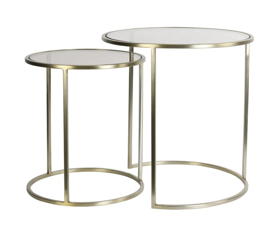 Bijzettafel Duarte Set van 2 stuks