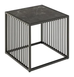 Bijzettafel Esme Marmerlook, 40 x 40cm