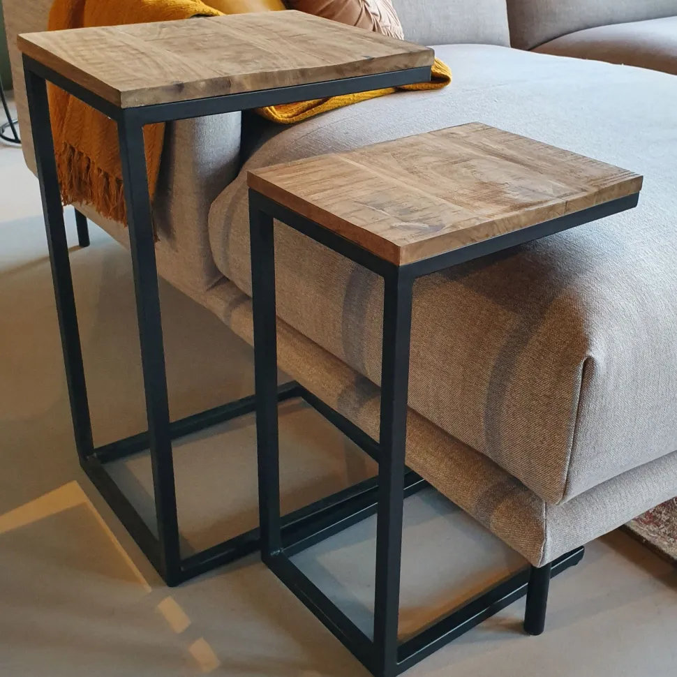 Bijzettafel Jordy set van 2 stuks