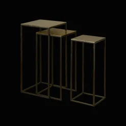 Bijzettafel Jose Set van 3 stuks, kleur Meerkleurig