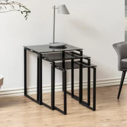 Bijzettafel Lone set van 3 stuks