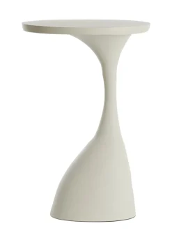 Bijzettafel Macau 55cm hoog, kleur Mat Crème