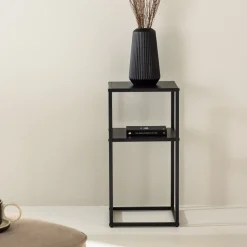 Bijzettafel Nels 30 x 30cm, kleur Zwart