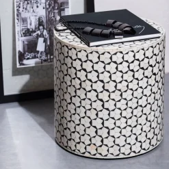 Bijzettafel Neva Mangohout, 37cm