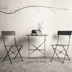 Bistroset Charee kleur Donkergrijs