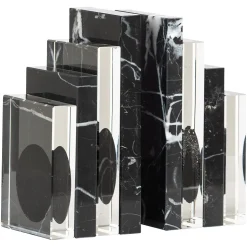 Boekenstandaard Fancy Crystal en marmer