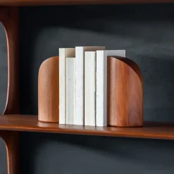 Boekenstandaard PI Hout, Set van 2 stuks