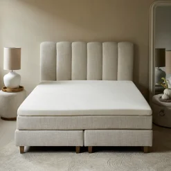 Boxspring Dazzle Bouclé, kleur Antique White