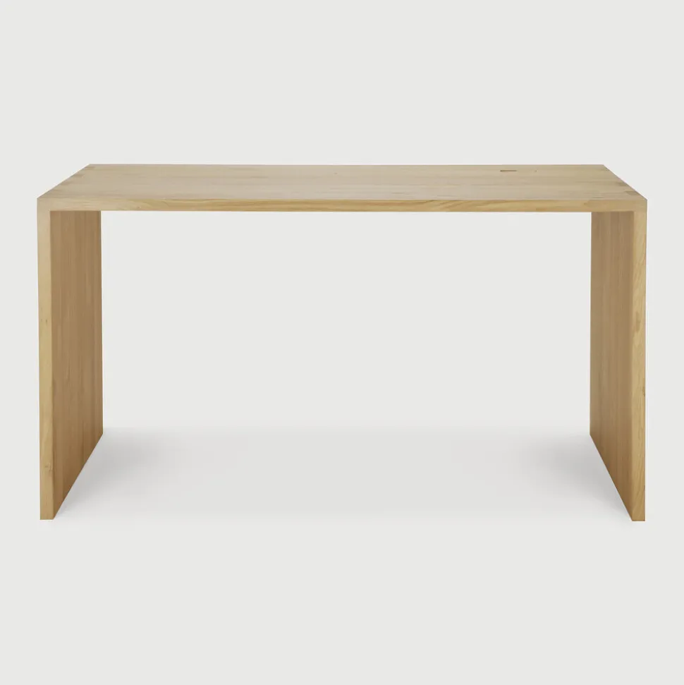 Bureau U Gevernist Eikenhout, kleur Naturel