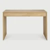 Bureau Wave Geolied Eikenhout, 120 x 60cm, kleur Naturel
