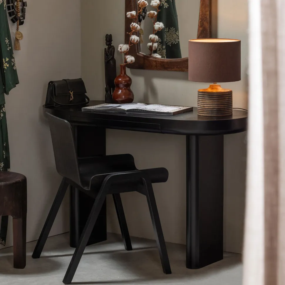 Bureau/Sidetable Mael Met 1 lade, 120 x 50cm kleur Zwart