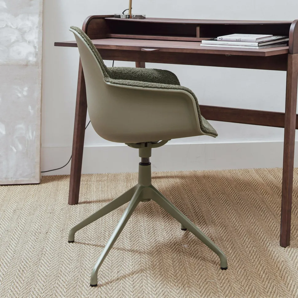 Bureaustoel Albert Kuip Met armleuning, Bouclé