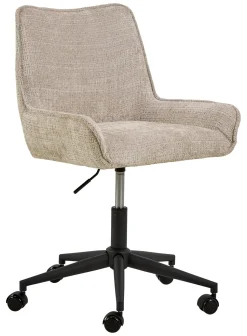 Bureaustoel Erika Chenille, kleur Beige