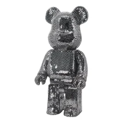 Decoratie Beer kleur Zwart