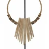 Decoratie Necklace Teakhout, 53cm