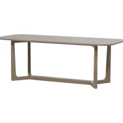 Deens Ovale Eettafel Ferion Mangohout, kleur Mud