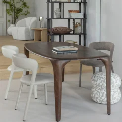 Deens Ovale Eettafel Fiore Mangohout, 190 x 95cm