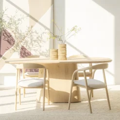 Deens Ovale Eettafel Nola Eikenhout