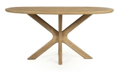 Deens Ovale Eettafel Tycho Mangohout, kleur Naturel