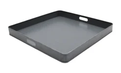 Dienblad, Metaal, 60 x 60 x 6cm, kleur Grijs