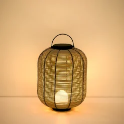 Draagbare Tafellamp Saranella Oplaadbaar, kleur Beige