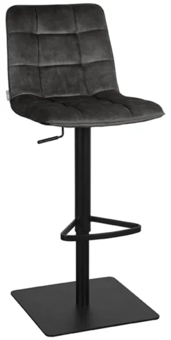 Draaibare Barkruk Juul Velvet (zithoogte 55-81cm)