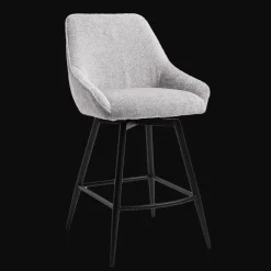 Draaibare Barkruk Trino Geweven stof