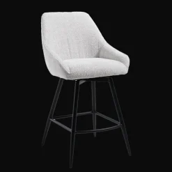 Draaibare Barkruk Trino Geweven stof