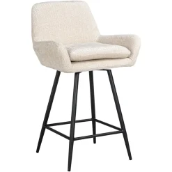 Draaibare Barstoel Linsey Chenille (zithoogte 68cm)