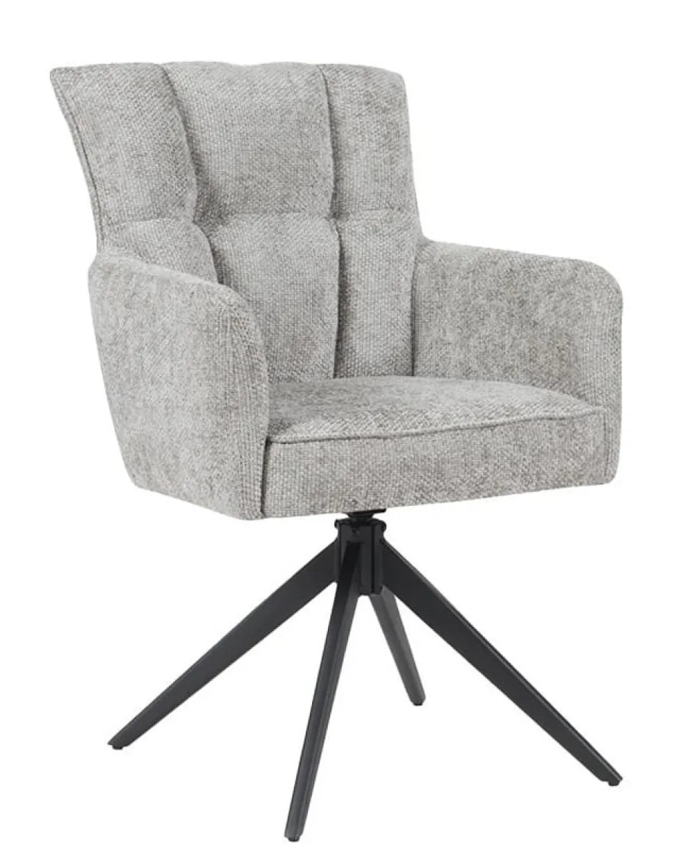 Draaibare Eetkamerstoel Bardi Geweven stof