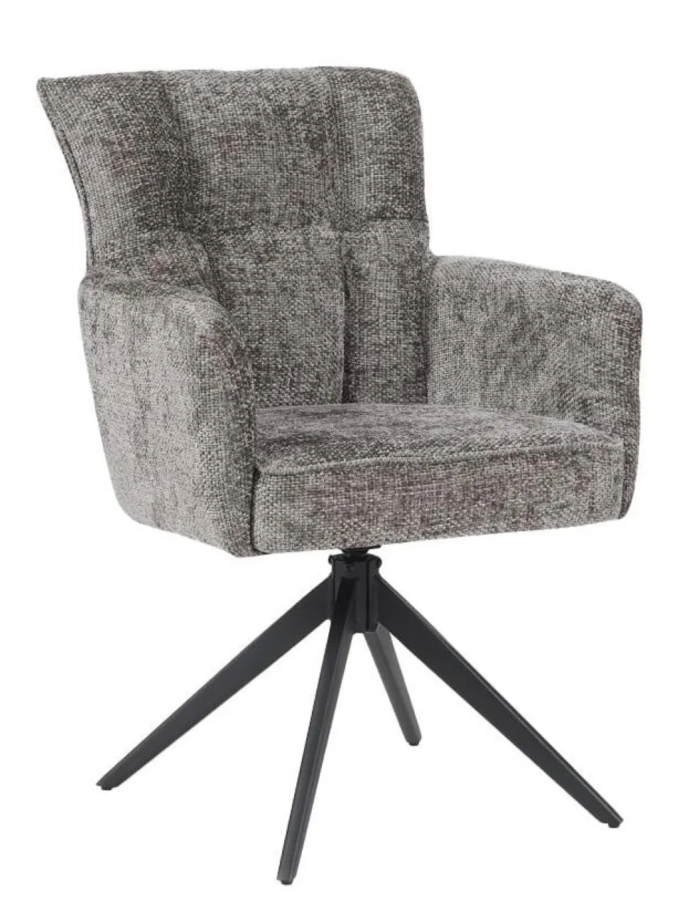 Draaibare Eetkamerstoel Bardi Geweven stof