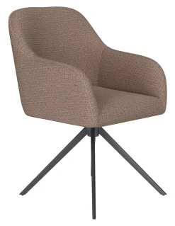 Draaibare Eetkamerstoel Brandalynn Geweven stof