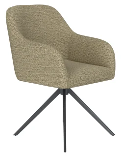 Draaibare Eetkamerstoel Brandalynn Geweven stof