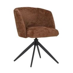 Draaibare Eetkamerstoel Cuvio Geweven stof