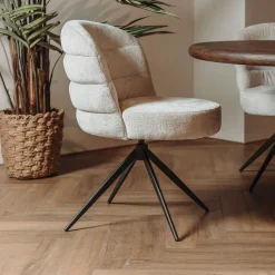 Draaibare Eetkamerstoel Carro Chenille