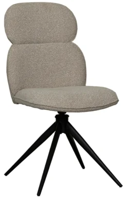 Draaibare Eetkamerstoel Finn Bouclé