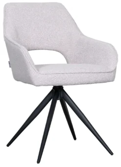 Draaibare Eetkamerstoel Finley Bouclé
