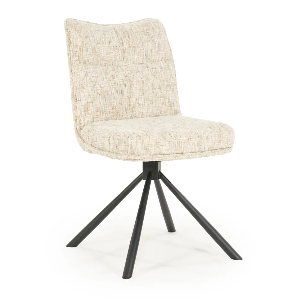Draaibare Eetkamerstoel Ferre Geweven stof