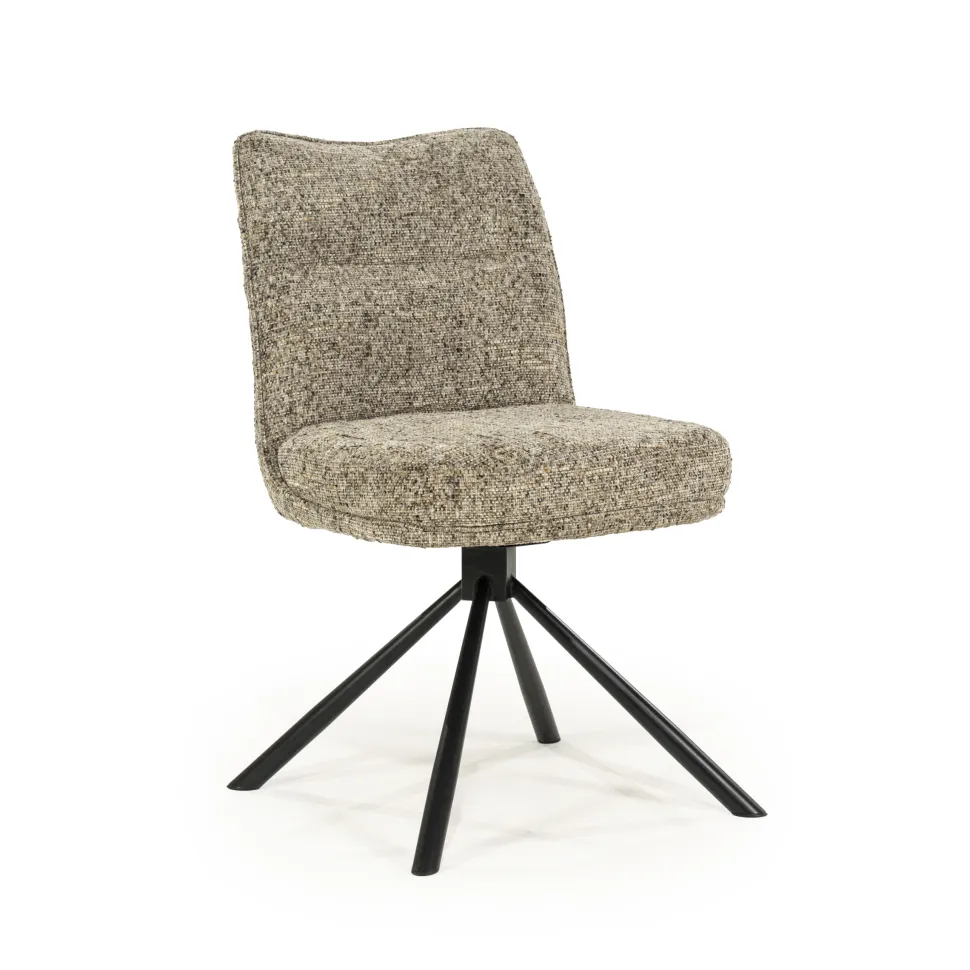 Draaibare Eetkamerstoel Ferre Geweven stof