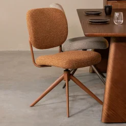 Draaibare Eetkamerstoel Geneva Bouclé