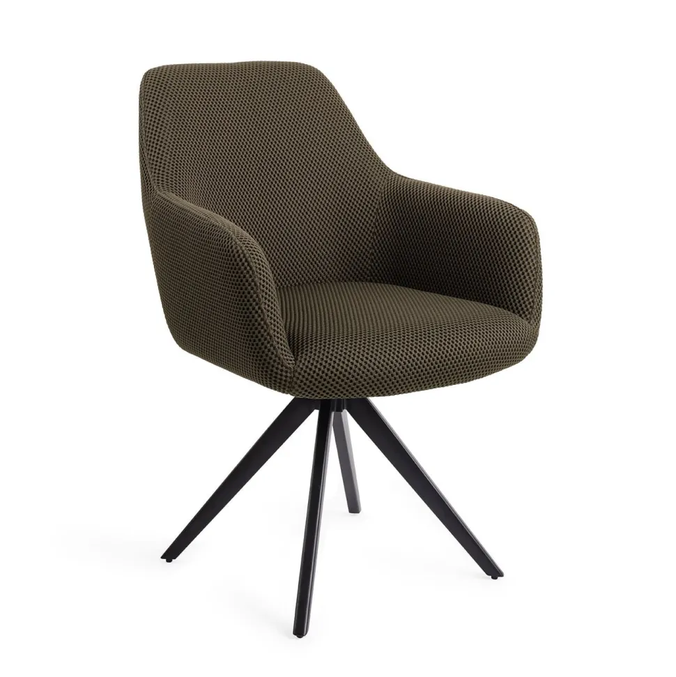 Draaibare Eetkamerstoel Hiroo Turn Black