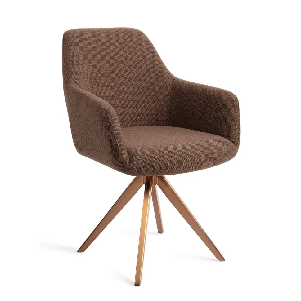 Draaibare Eetkamerstoel Hiroo Turn Rose