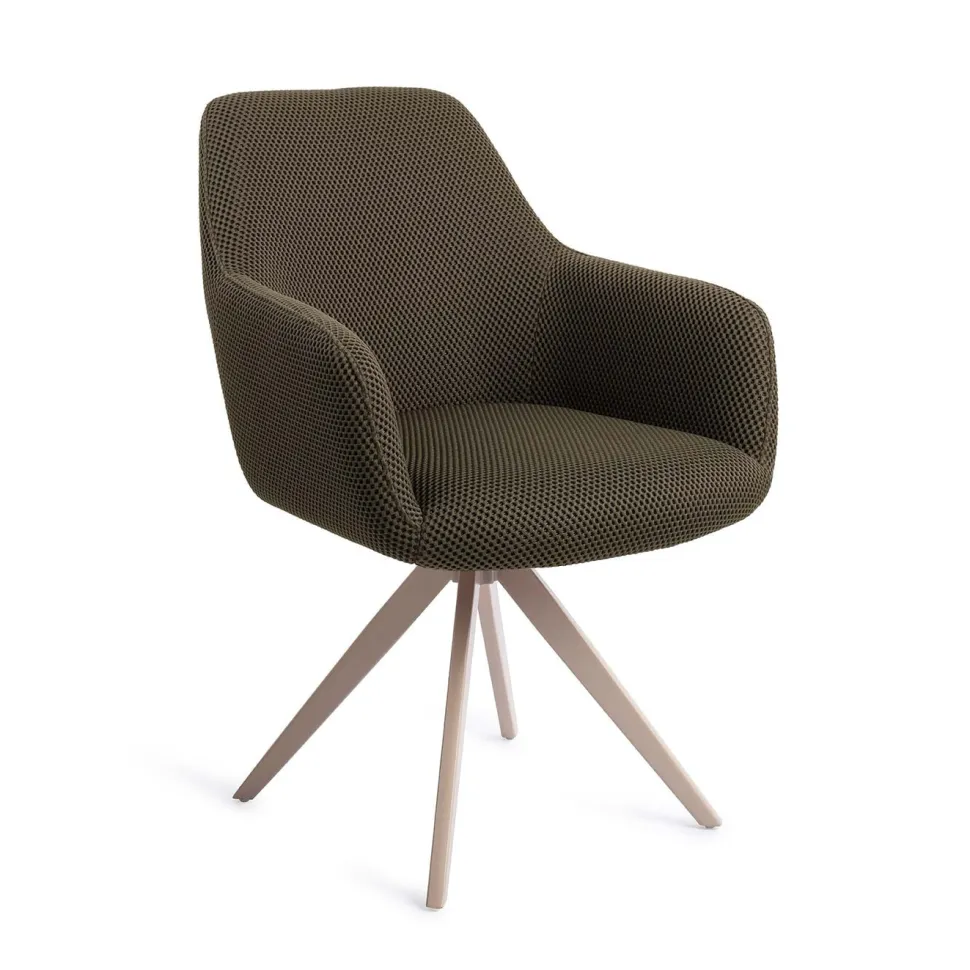 Draaibare Eetkamerstoel Hiroo Turn Beige