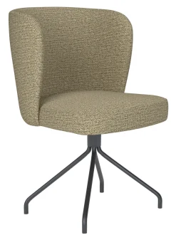 Draaibare Eetkamerstoel Kaylena Geweven stof