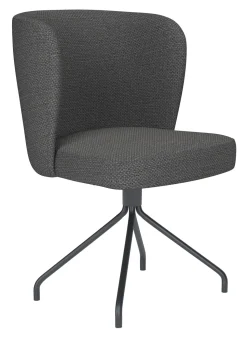 Draaibare Eetkamerstoel Kaylena Geweven stof
