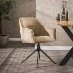 Draaibare Eetkamerstoel Lavonne Velvet