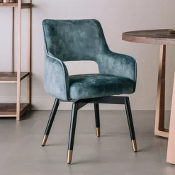 Draaibare Eetkamerstoel Lenno Velvet