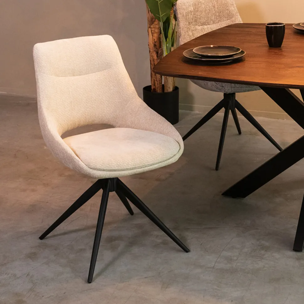 Draaibare Eetkamerstoel Marlow Elite stof